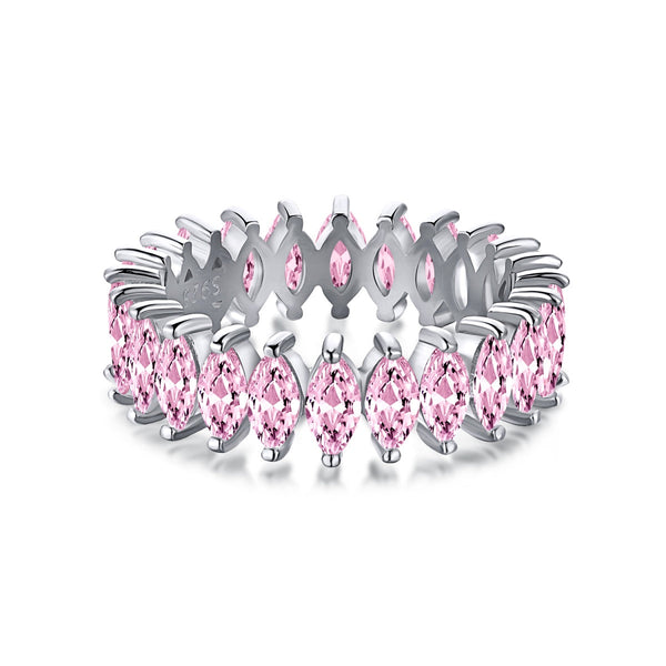 <ORIELL>Gorgeous Marquise Cut Tennis Ring