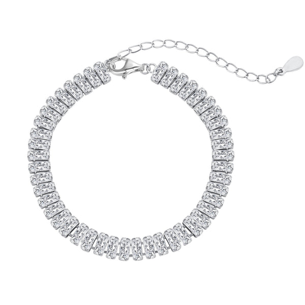 <ORIELL>Exquisite Emerald Cut Daily Bracelet