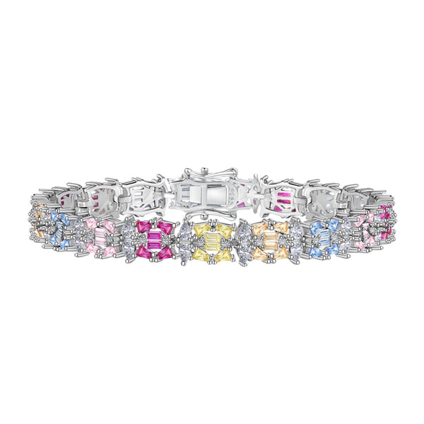 <ORIELL>Delicate Colorful Multi Cut Party Bracelet