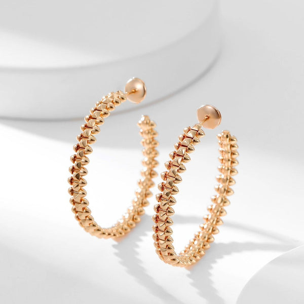 <ORIELL>CLASH HOOP EARRINGS