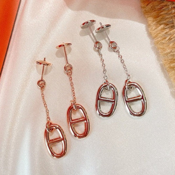 <ORIELL>CHAINE TASSEL EARRINGS