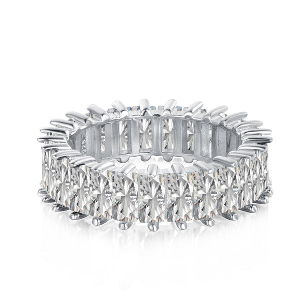 <ORIELL>Unique Colorful Radiant Cut RIng