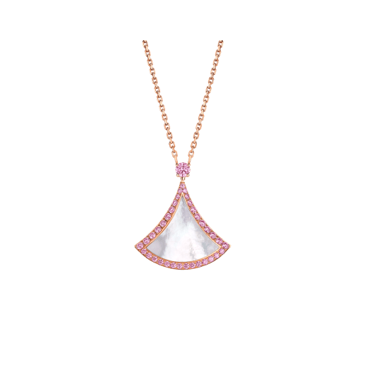 <ORIELL>DREAM NECKLACE MOP DIAMOND PINK