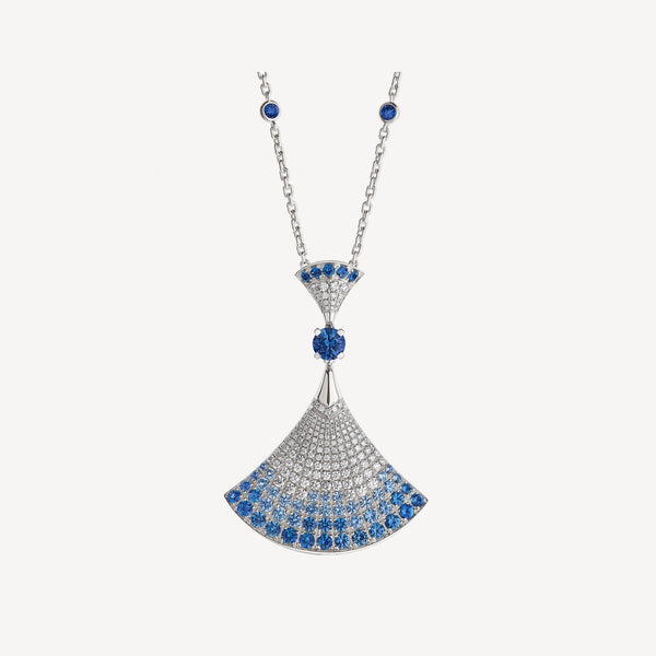 <ORIELL>DREAM NECKLACE AGATE SILVER DIAMOND