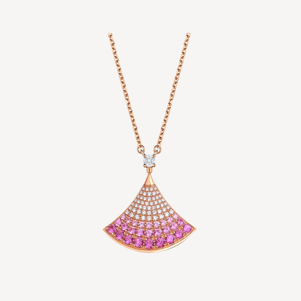 <ORIELL>DREAM NECKLACE PINK GOLD PINK DIAMOND