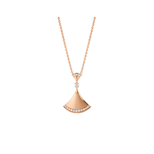<ORIELL>DREAM NECKLACE PINK GOLD DIAMOND