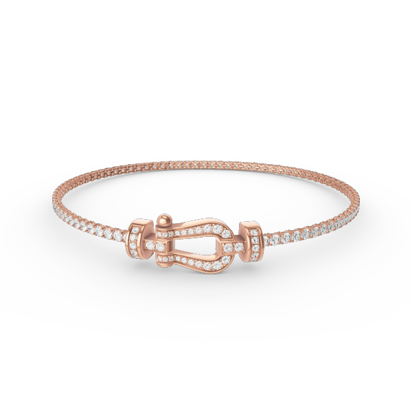 <ORIELL>FORCE  HORSESHOE  DIAMOND TENNIS BRACELET