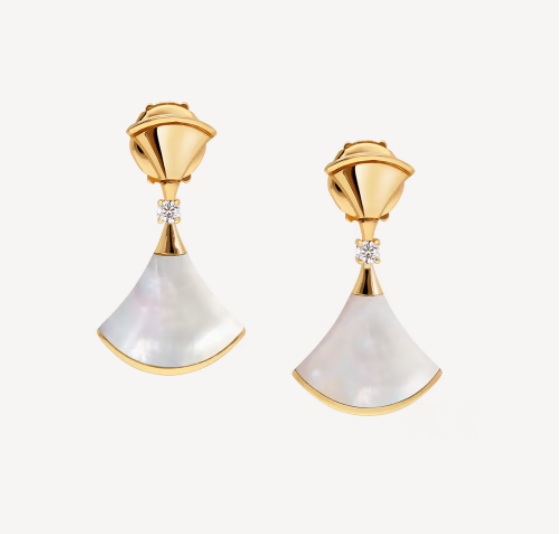 <ORIELL>DREAM MOP 1 DIAMOND EARRINGS